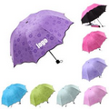 Coloured Blossom Umbrella